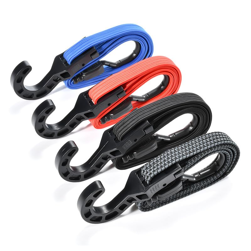 Serplex 4Pcs Bungee Cords 3.3ft Bungee Cords Dual Attaching Hooks Design Adjustable Bungee Cords Elastic Bungee Strap Multipurpose Hooked Bungee Cords Luggage Shipping Cord Camping Strap Serplex 4Pcs Bungee Cords 3.3ft Bungee Cords Dual Attaching Hooks Design Adjustable Bungee Cords Elastic Bungee Strap Multipurpose Hooked Bungee Cords Luggage Shipping Cord Camping Strap